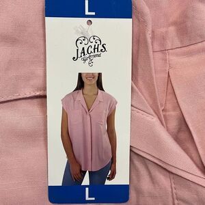 JACHS Girlfriend Blush Pink Blouse